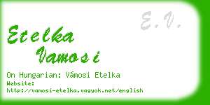 etelka vamosi business card